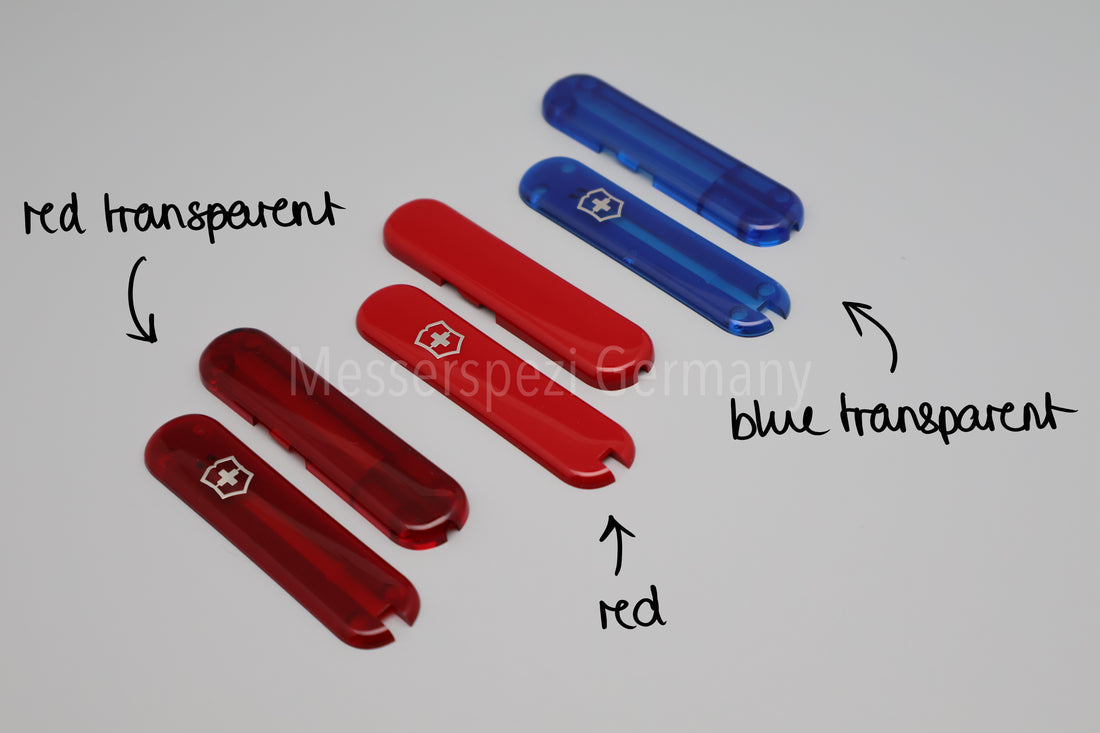 Scales + 58 mm Victorinox handles with ballpoint pen and accessories"