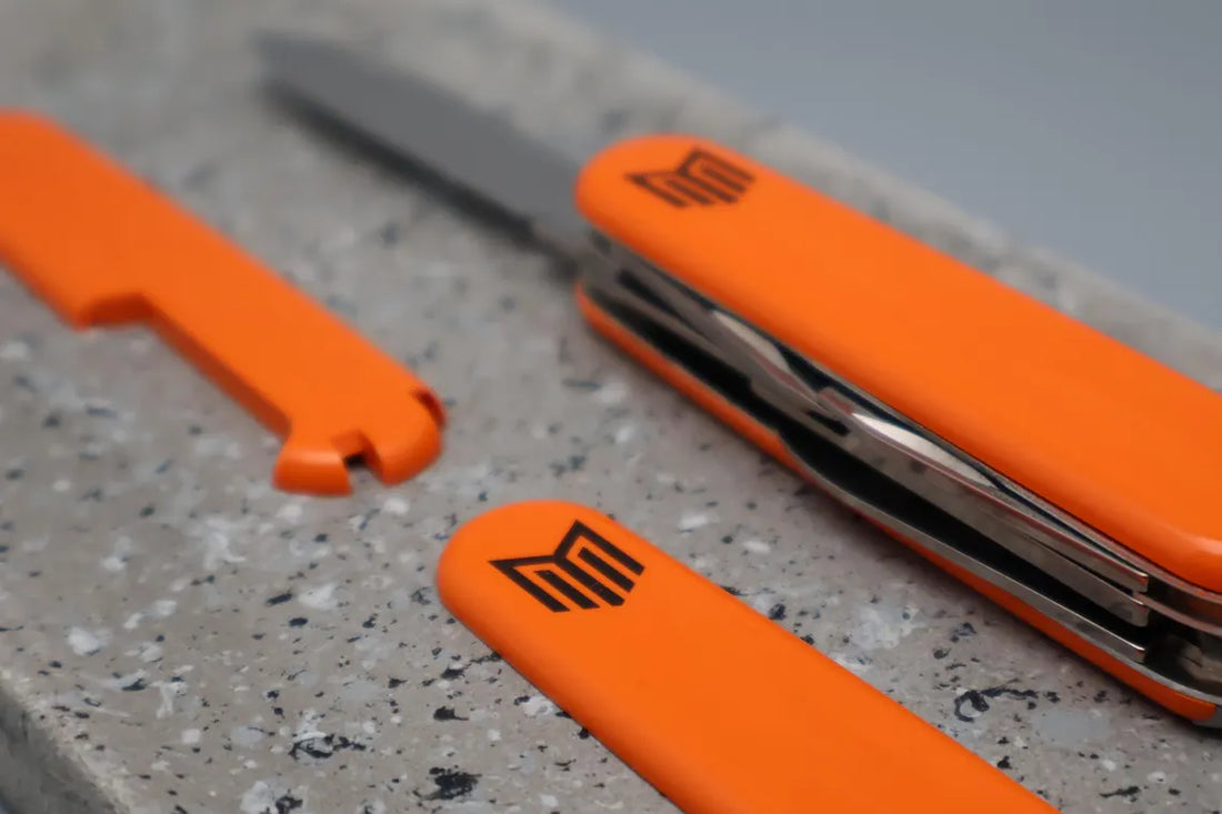 Scales + 91 mm for Victorinox knives / Made in Germany / Orange 