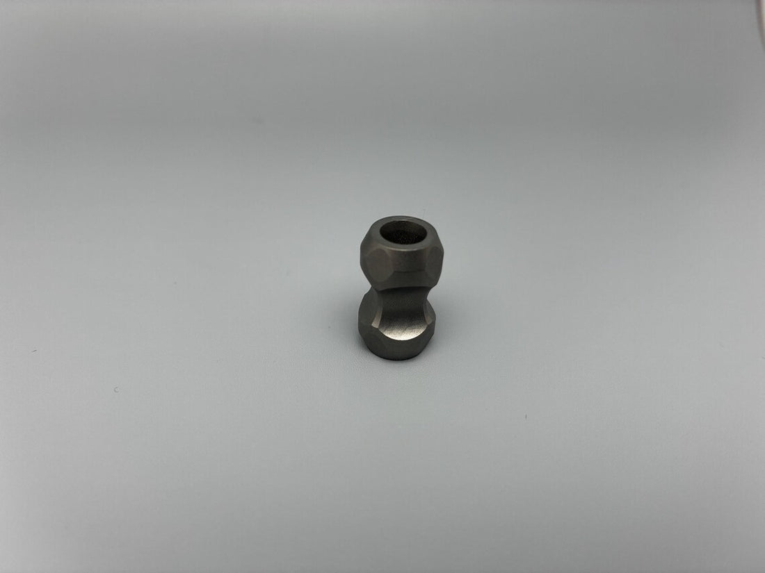 Solid titanium bone bead – For paracord, knives &amp; keychains / MADE IN GERMANY