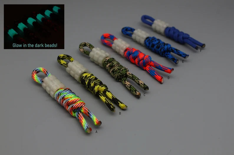 ACCESSORY Paracord lanyard and 3D-printed luminous bead