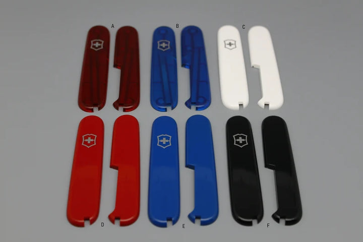 Scales + 84 mm Victorinox scales “corkscrew” and accessories