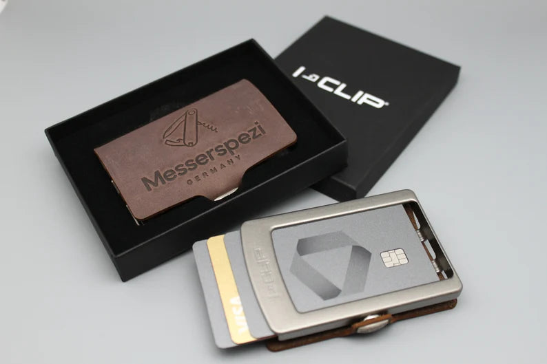 I-CLIP “Messerspezi” – Original I-CLIP Slim Wallet, Made in Germany