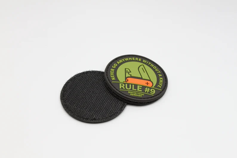 ACCESSORIES Rubber patch with Velcro fastener – Made in Germany Rule #9