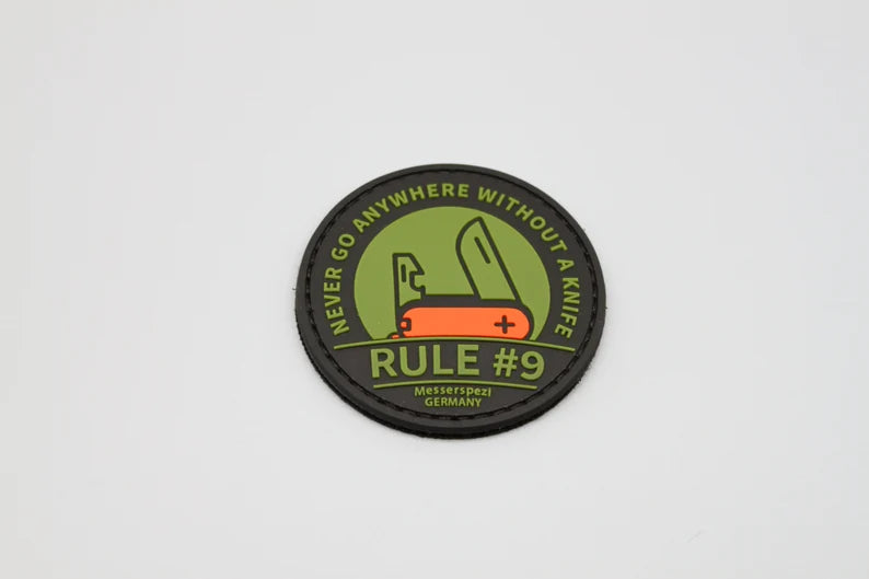 ACCESSORIES Rubber patch with Velcro fastener – Made in Germany Rule #9